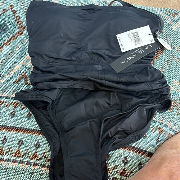 Island Goddess Rouched Body Lingerie Mio One Piece Swimsuit Size 14 - Picture 12 of 13